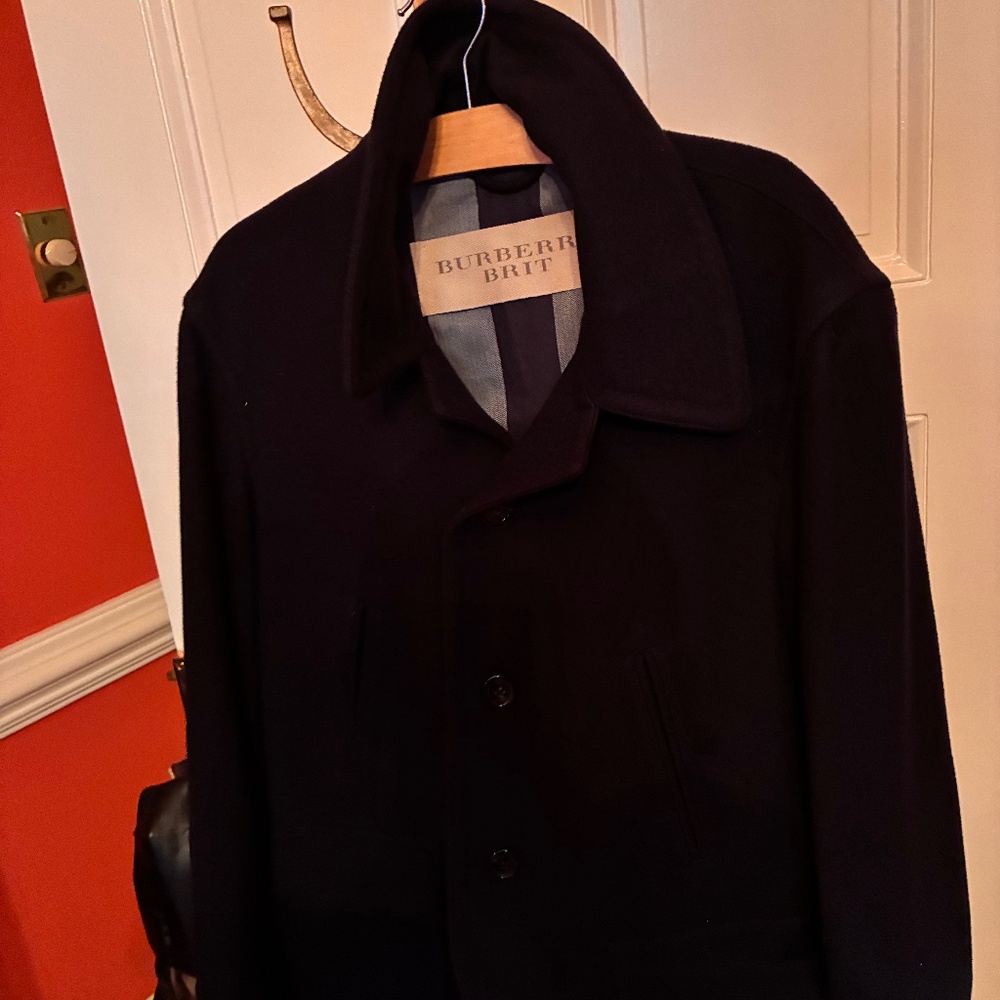 Burberry Brit  Back Belted Wool Car Coat for winter.